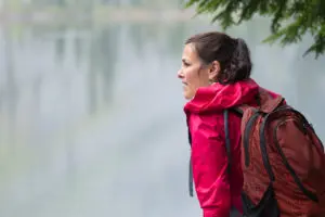 Carolyn Busch, backpacking