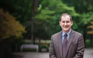 Dr. Tim Dellit on the University of Washington campus.