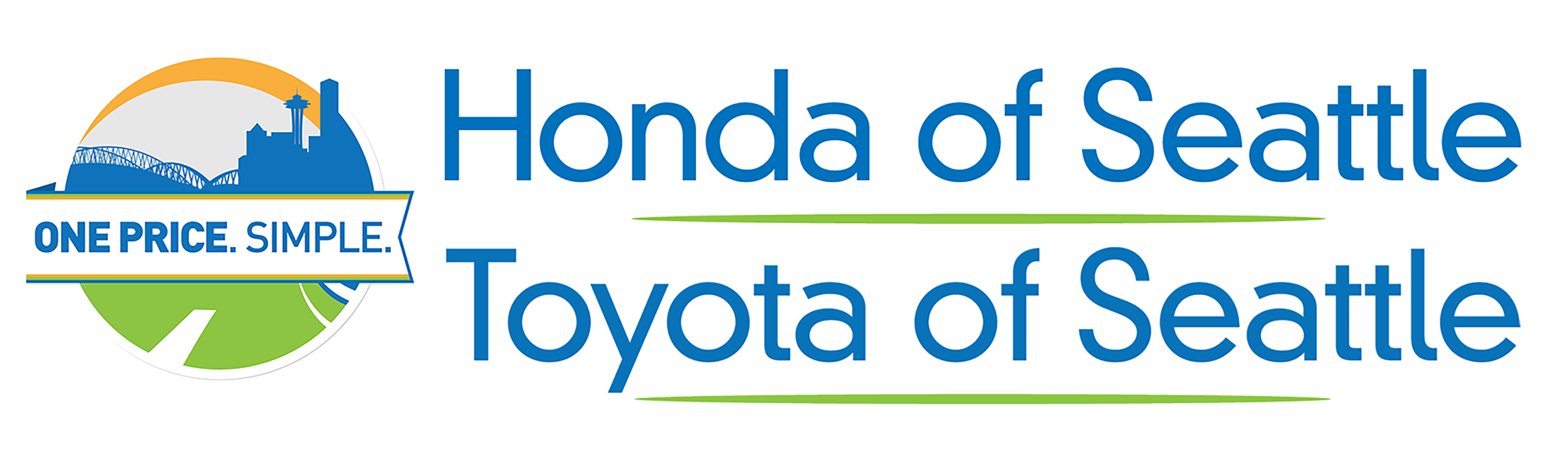 Combined Honda and Toyota of Seattle logo