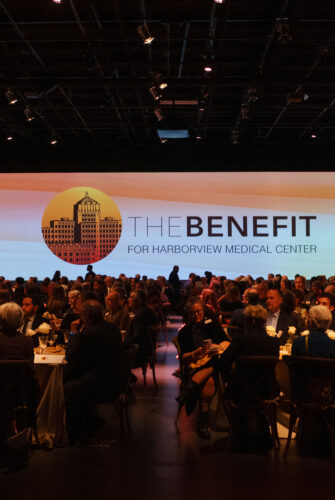 Attendees seated for dinner during The Benefit 2024