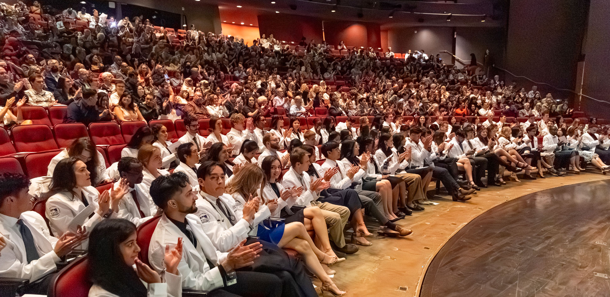 UW School of Medicine students during White Coat Ceremony
