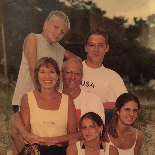 Kim Czepiga, her husband and their four children